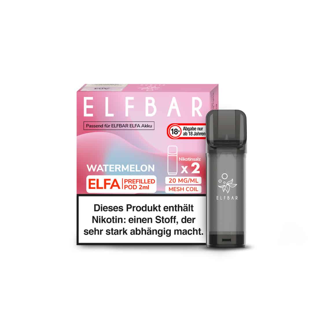Elf Bar Elfa Watermelon 2x Pods 600 Züge
