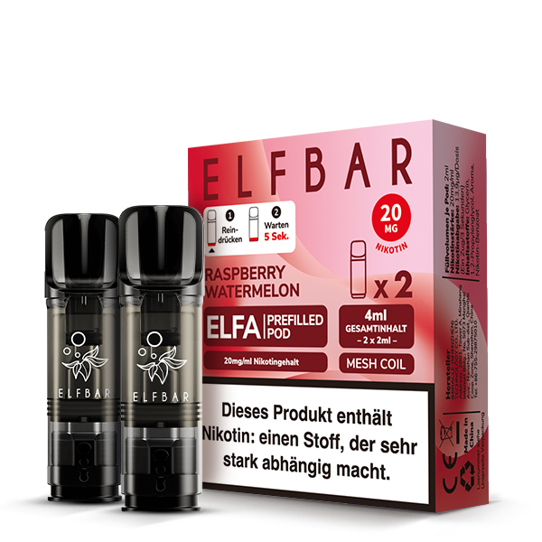 Elf Bar Elfa 2x 600 Rasperry Watermelon
