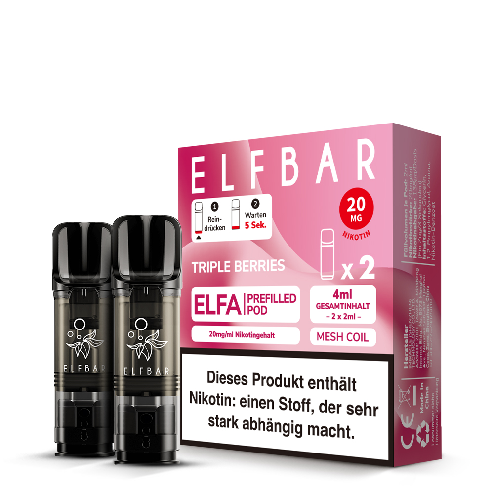 Elf Bar Elfa 2x 600 Triple Berries