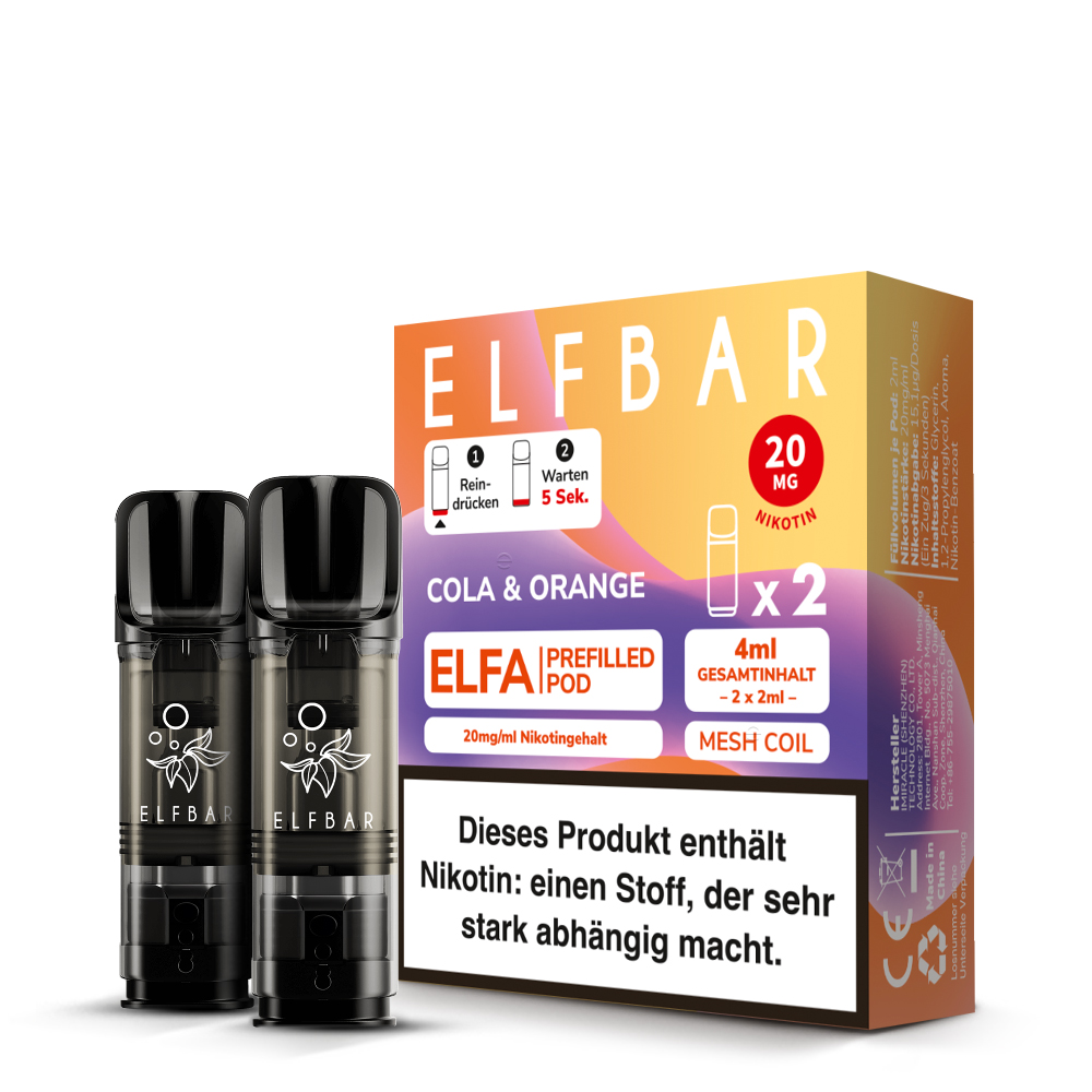 Elf Bar Elfa 2x 600 Cola & Orange