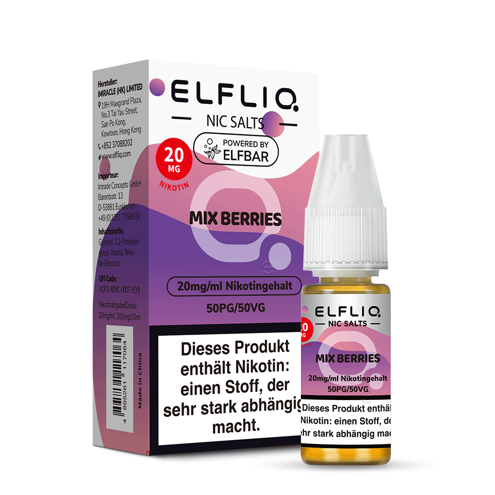 Elfbar Elfliq - Liqiud - 20mg Mix Berries
