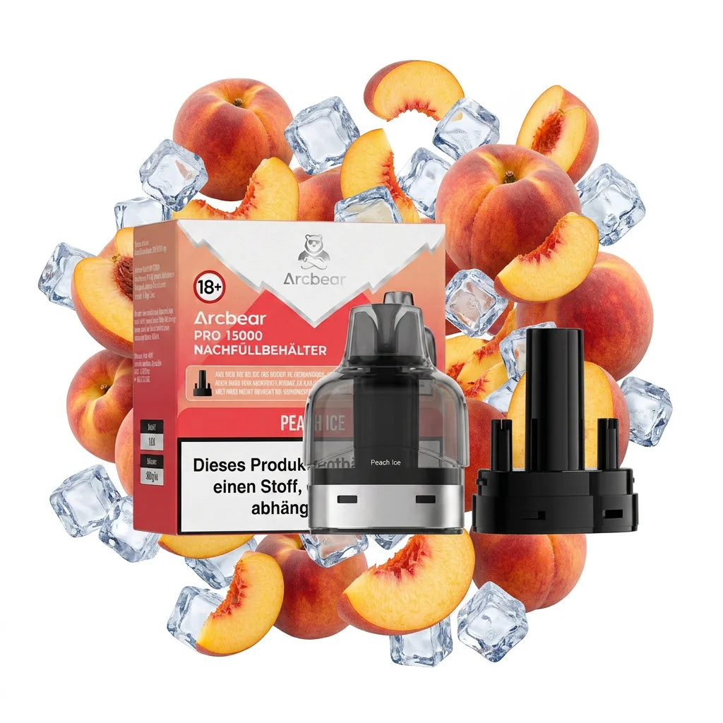Arcbear 15K Pro Pod – Peach Ice
