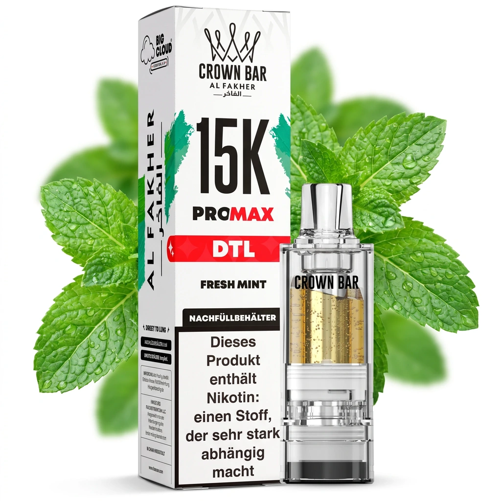 AL FAKHER CROWN BAR 15K PRO MAX - FRESH MINT – POD