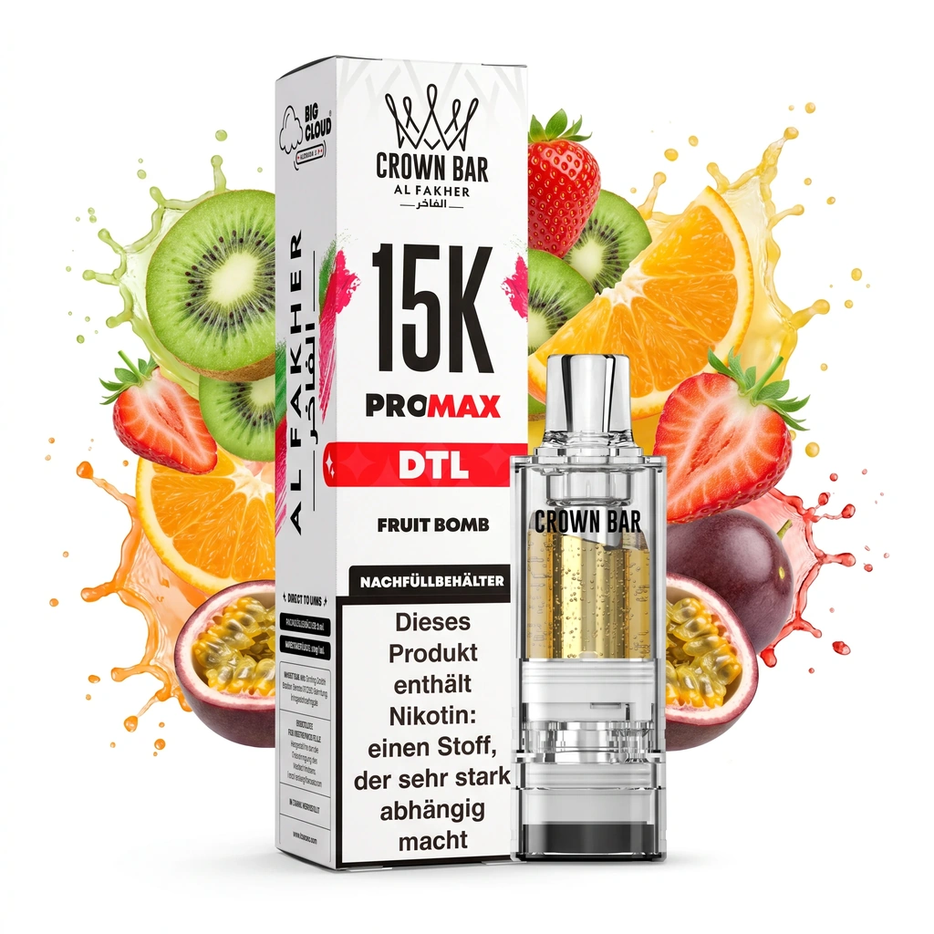 AL FAKHER CROWN BAR 15K PRO MAX - FRUIT BOMB - POD