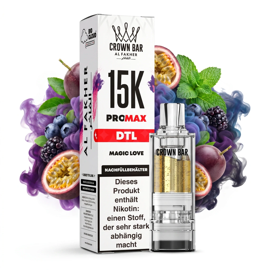 AL FAKHER CROWN BAR 15K PRO MAX - MAGIC LOVE – POD