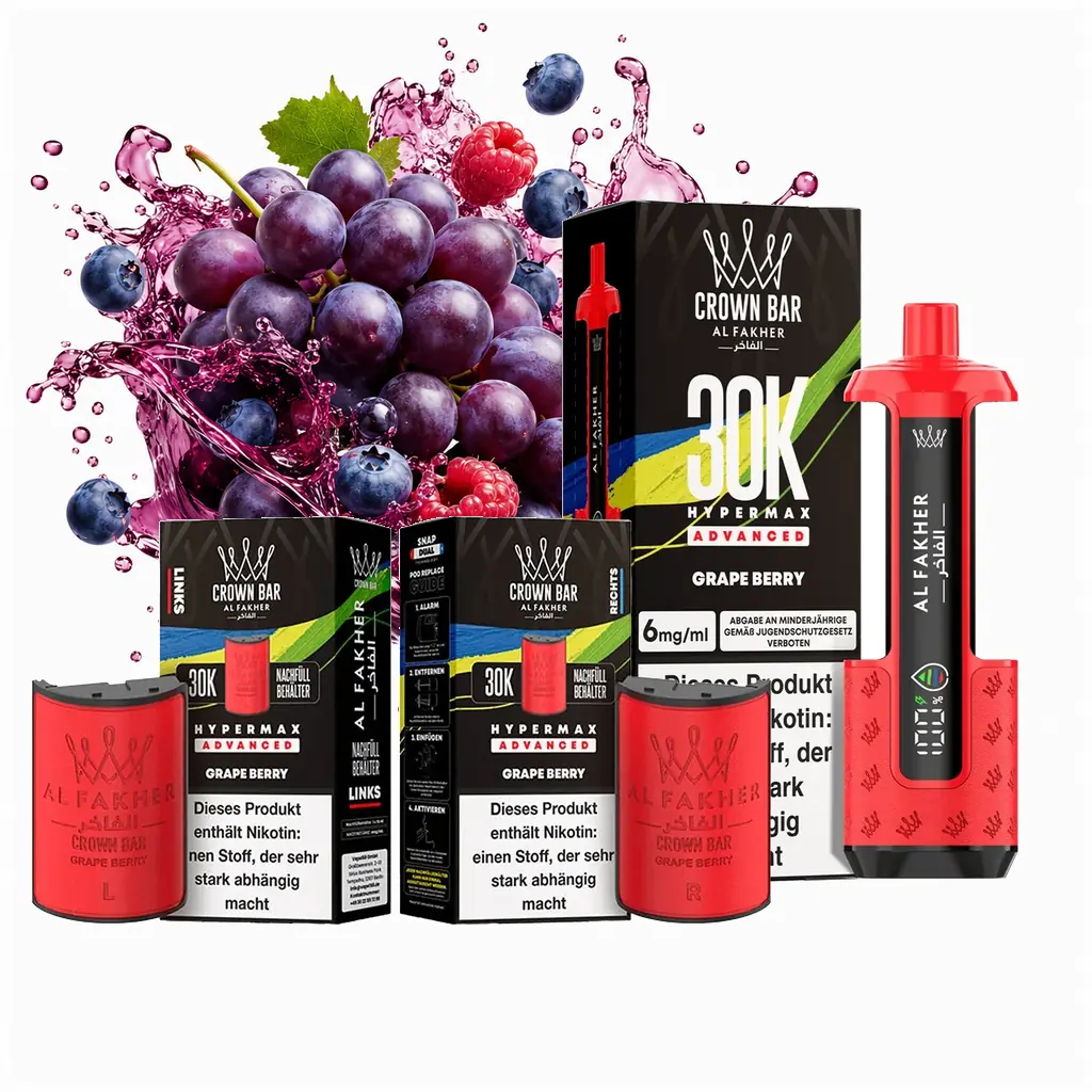 AL FAKHER 30K HYPERMAX – GRAPE BERRY