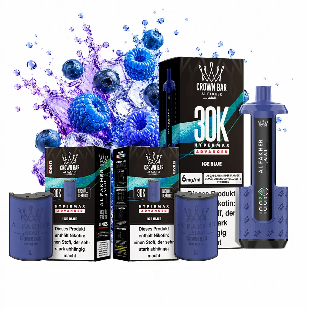 AL FAKHER 30K HYPERMAX – ICE BLUE