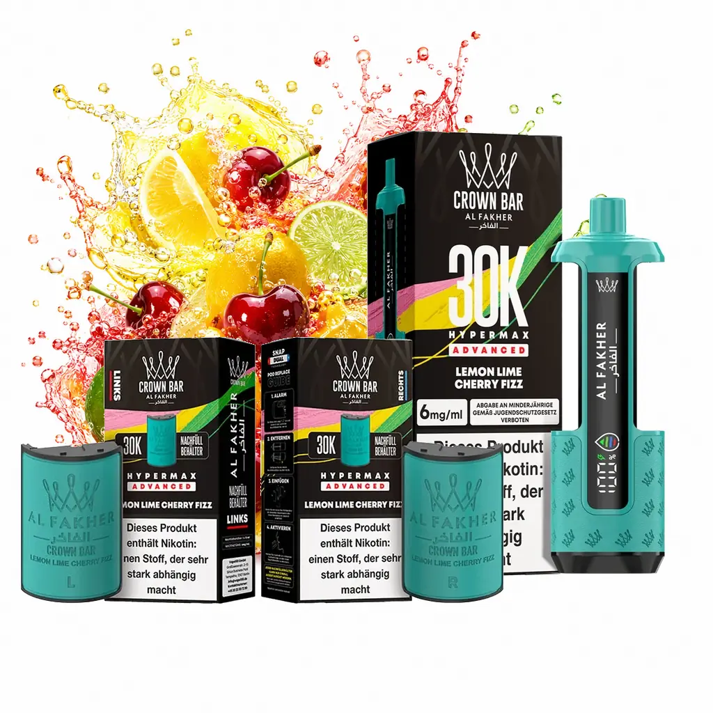 AL FAKHER 30K HYPERMAX – LEMON LIME CHERRY FIZZ