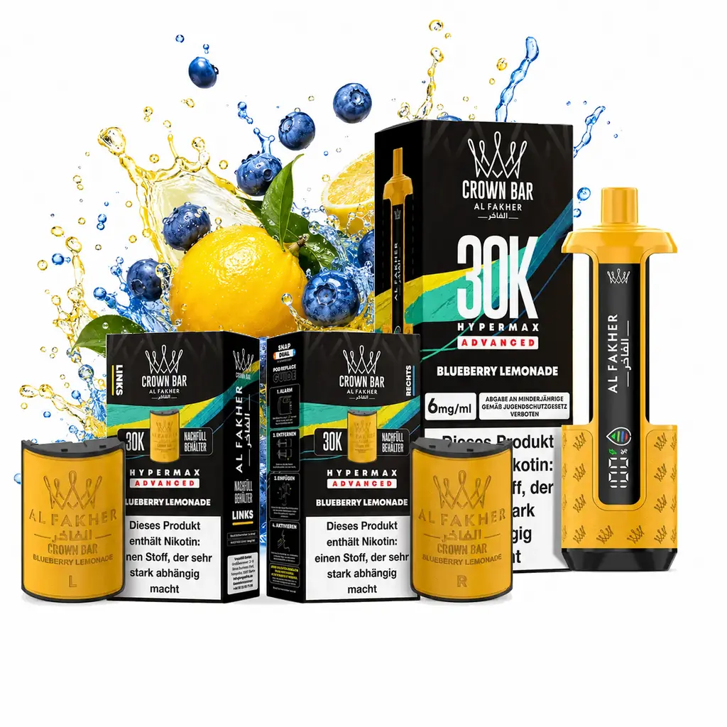 AL FAKHER 30K HYPERMAX – BLUEBERRY LEMONADE