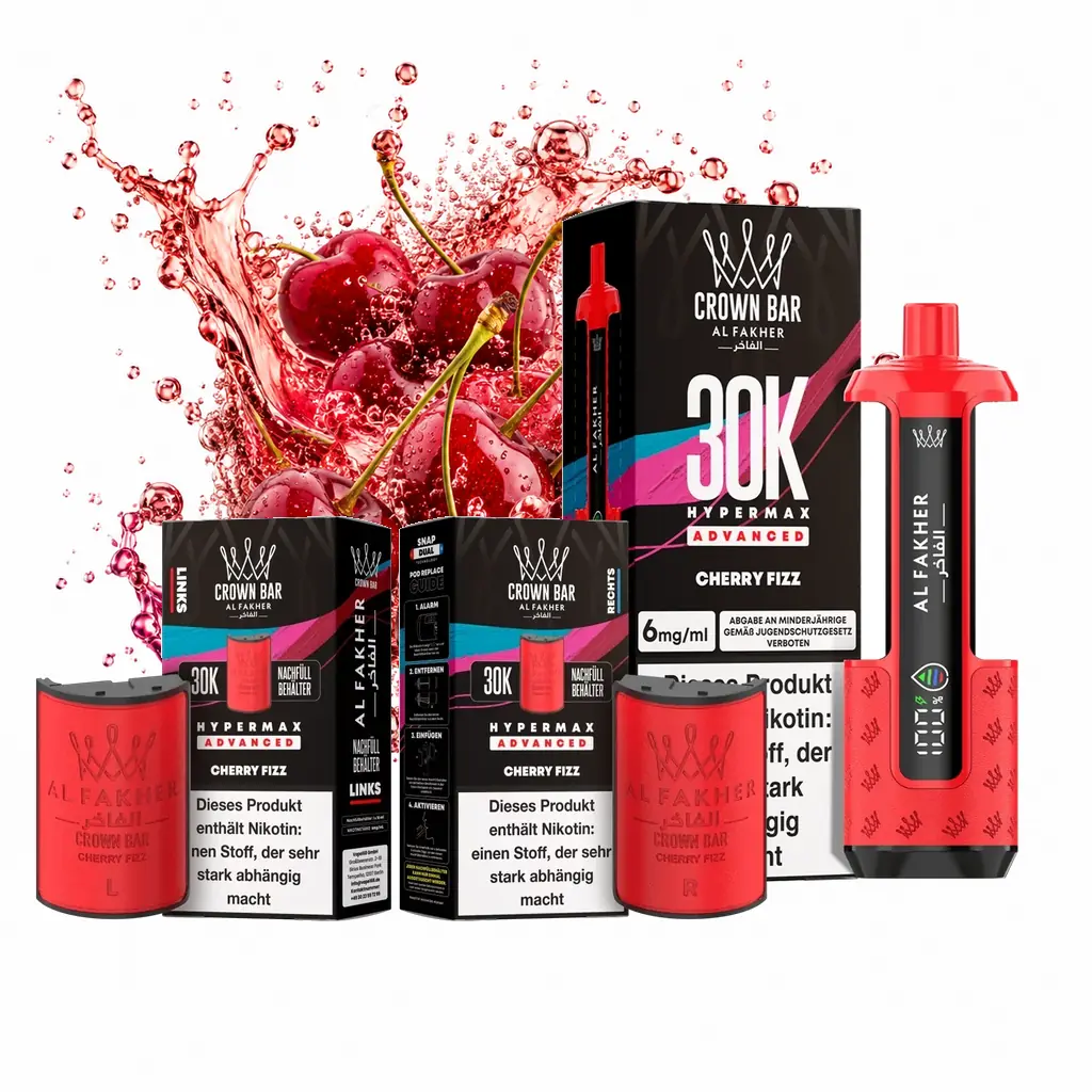 AL FAKHER 30K HYPERMAX – CHERRY FIZZ