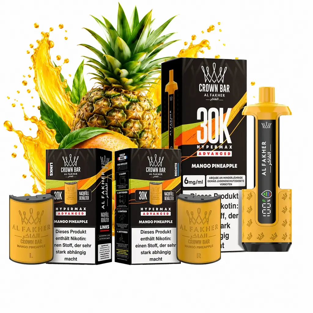 AL FAKHER 30K HYPERMAX – Mango Pineapple