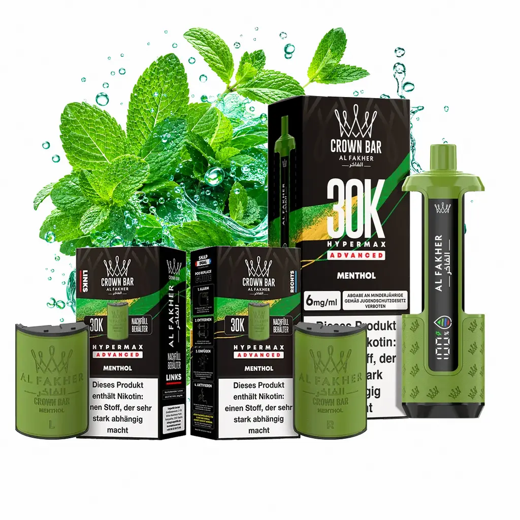 AL FAKHER 30K HYPERMAX – Menthol
