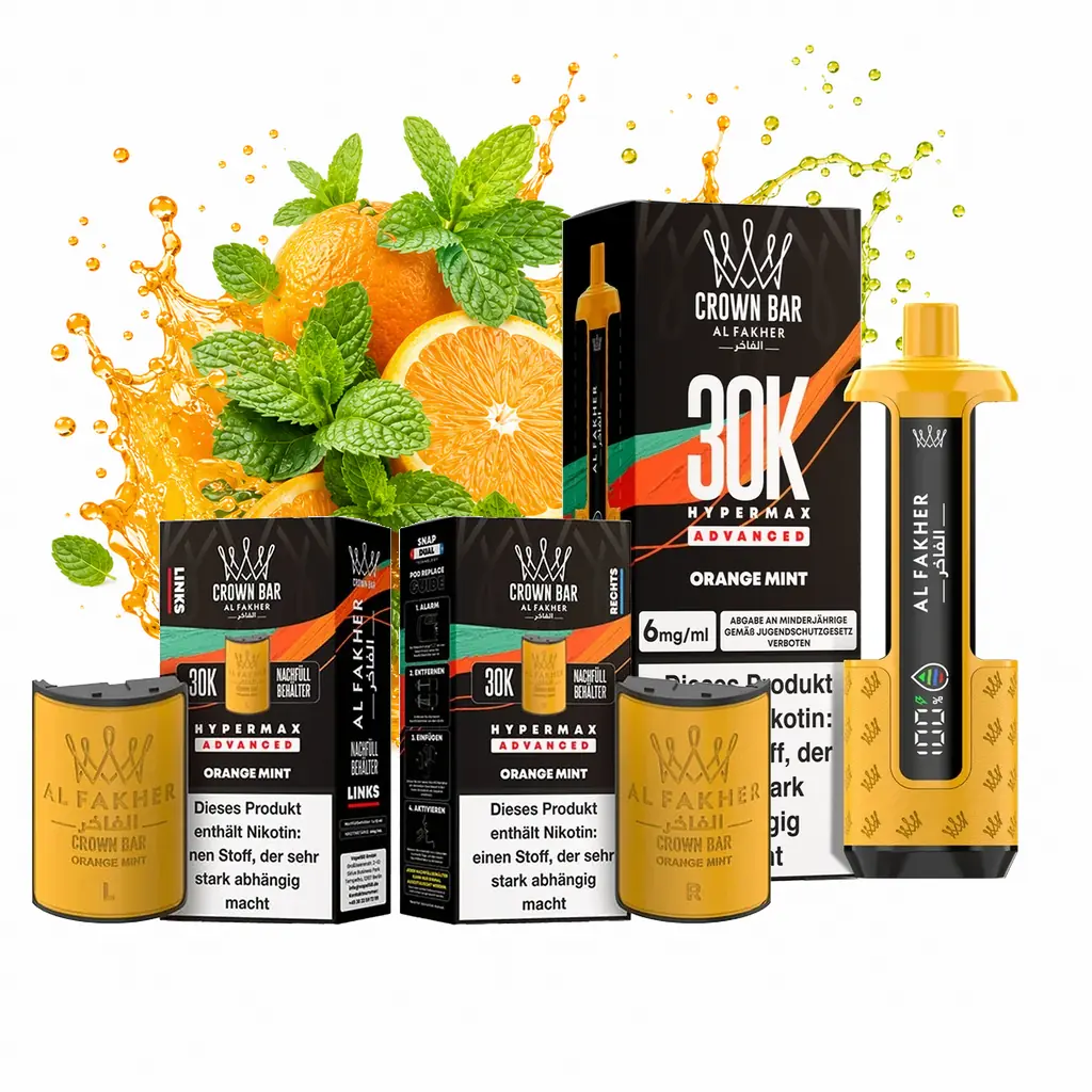 AL FAKHER 30K HYPERMAX – Orange Mint