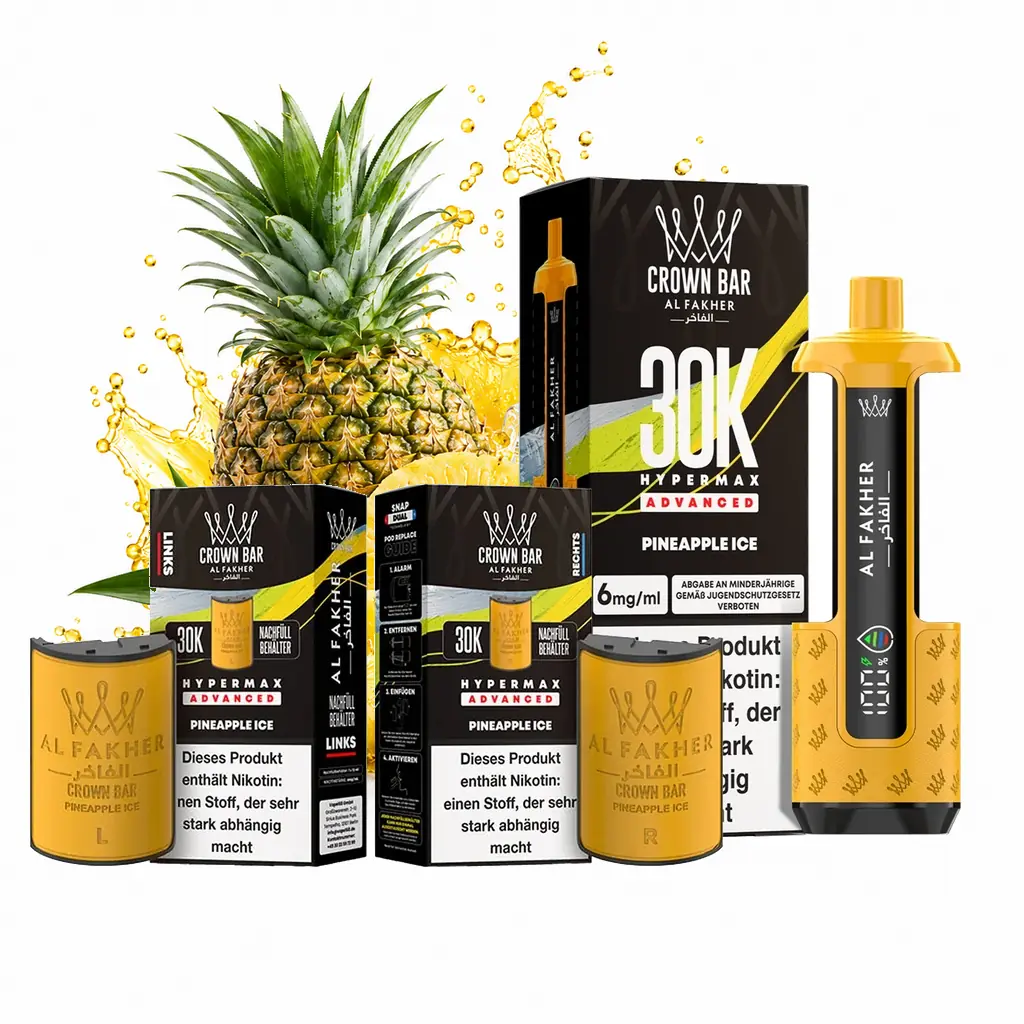 AL FAKHER 30K HYPERMAX – Pineapple Ice