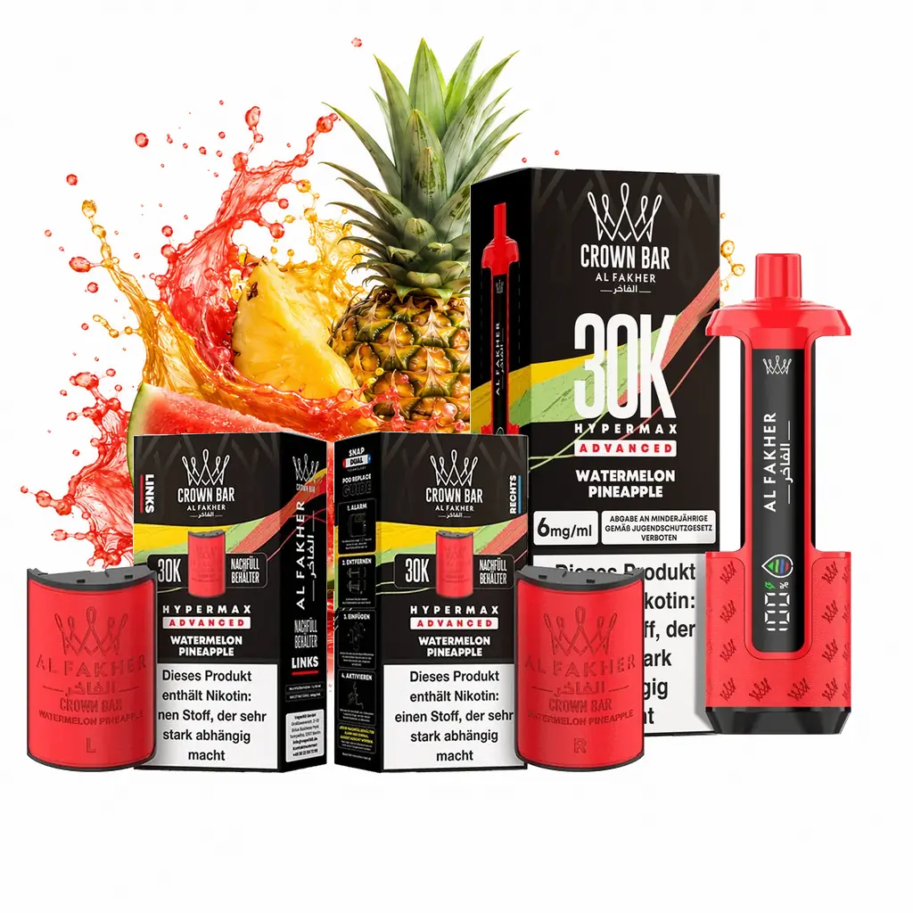 AL FAKHER 30K HYPERMAX – Watermelon Pineapple
