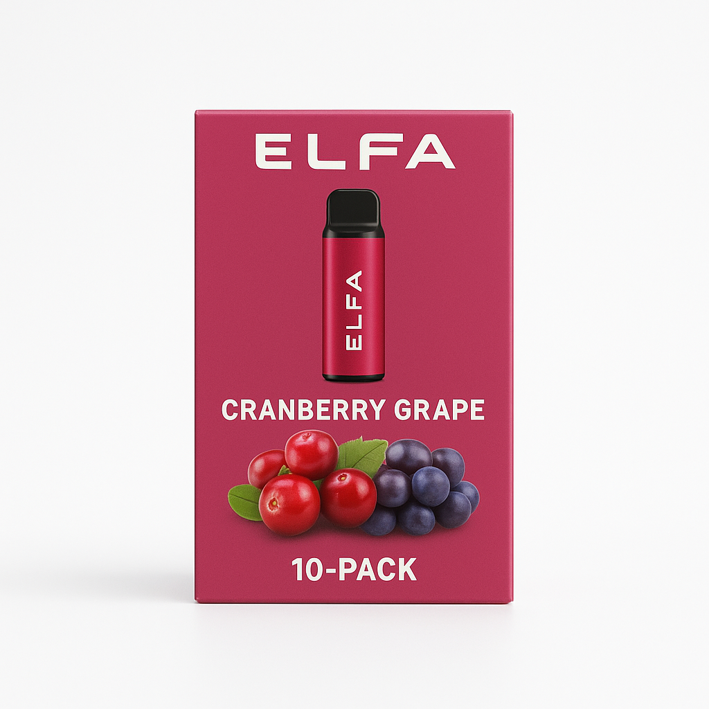10er Pack - ELFA – Cranberry Grape Vapes