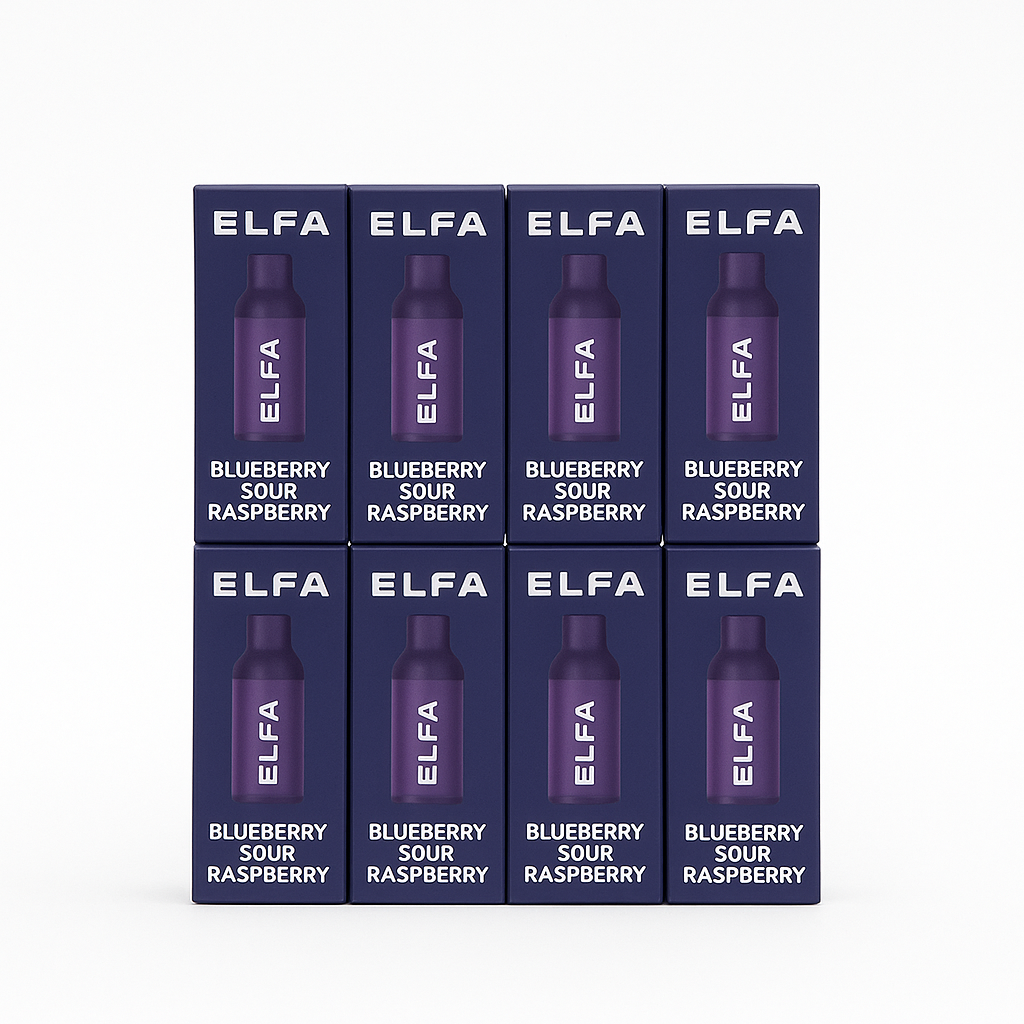 10er Pack - ELFA – Blueberry Sour Raspberry Vapes