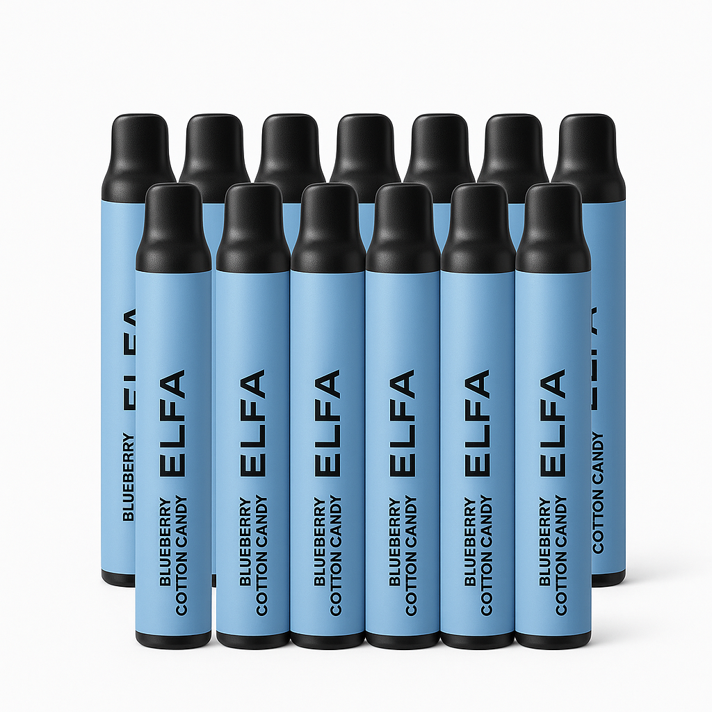 10er Pack - ELFA – Blueberry Cotton Candy Vapes