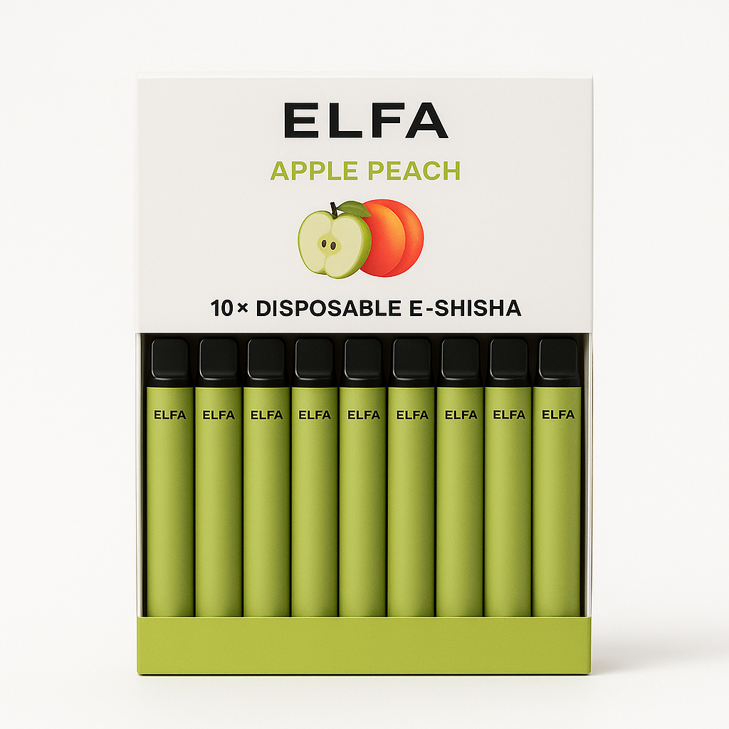 10er Pack - ELFA – Apple Peach Vapes