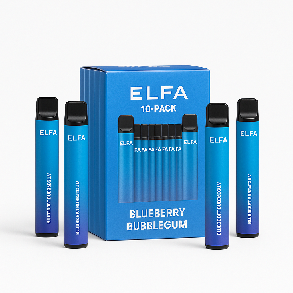10er Pack - ELFA – Blueberry Bubblegum Vapes