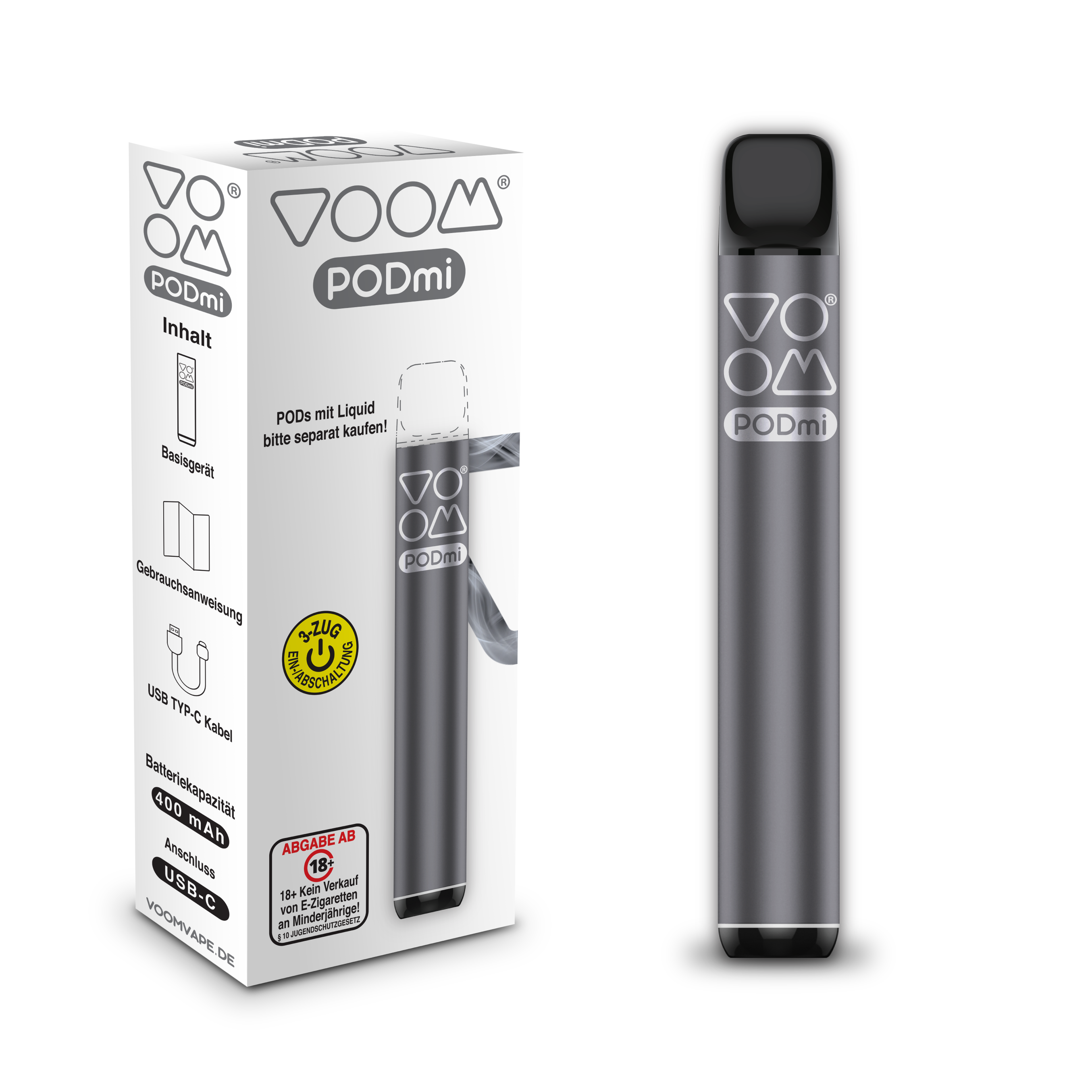 Voom Podmi Grey Akkuträger