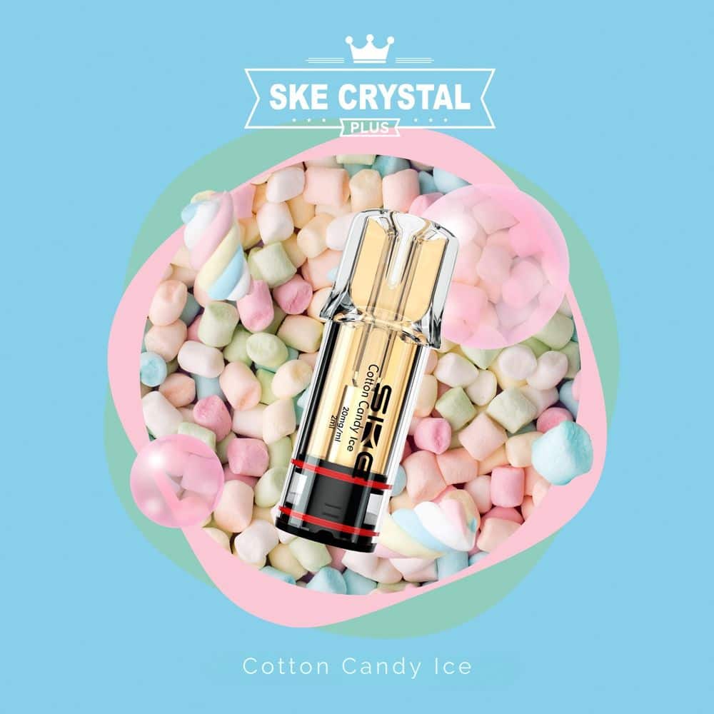 Crystal Plus Pod 2x 600 Züge Cotton Ice