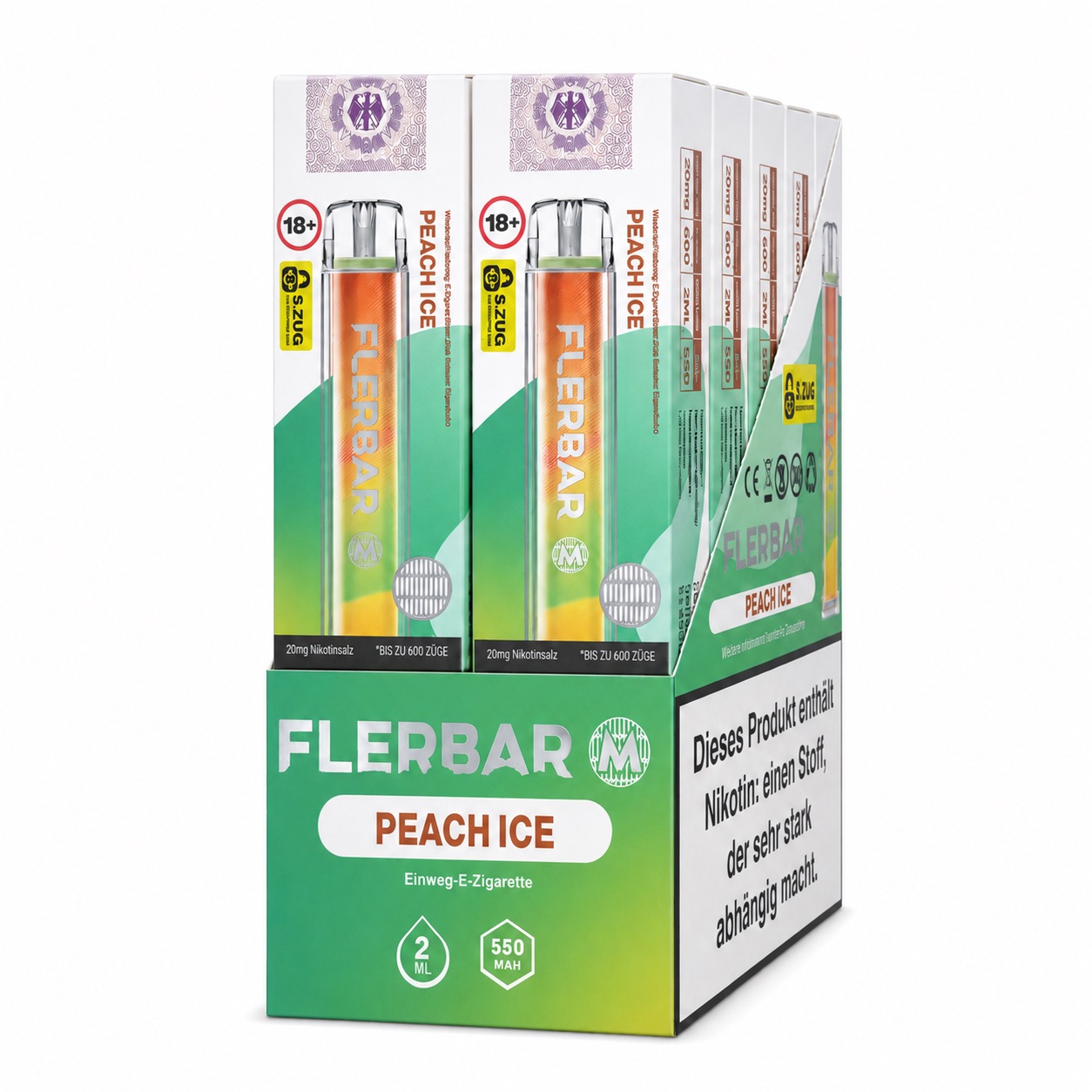 10er Pack - Flerbar – Peach Ice