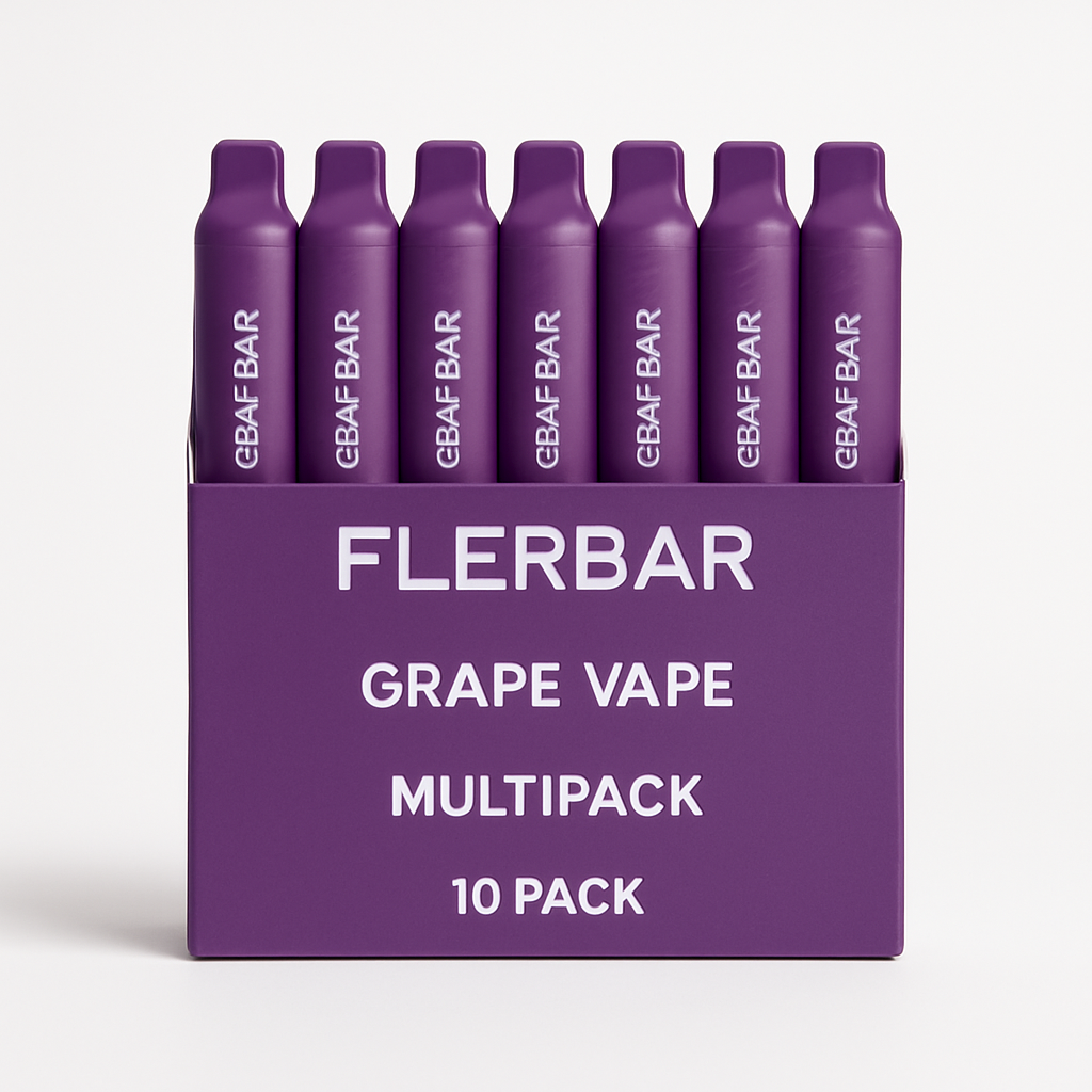 10er Pack - Flerbar – Grape Vapes