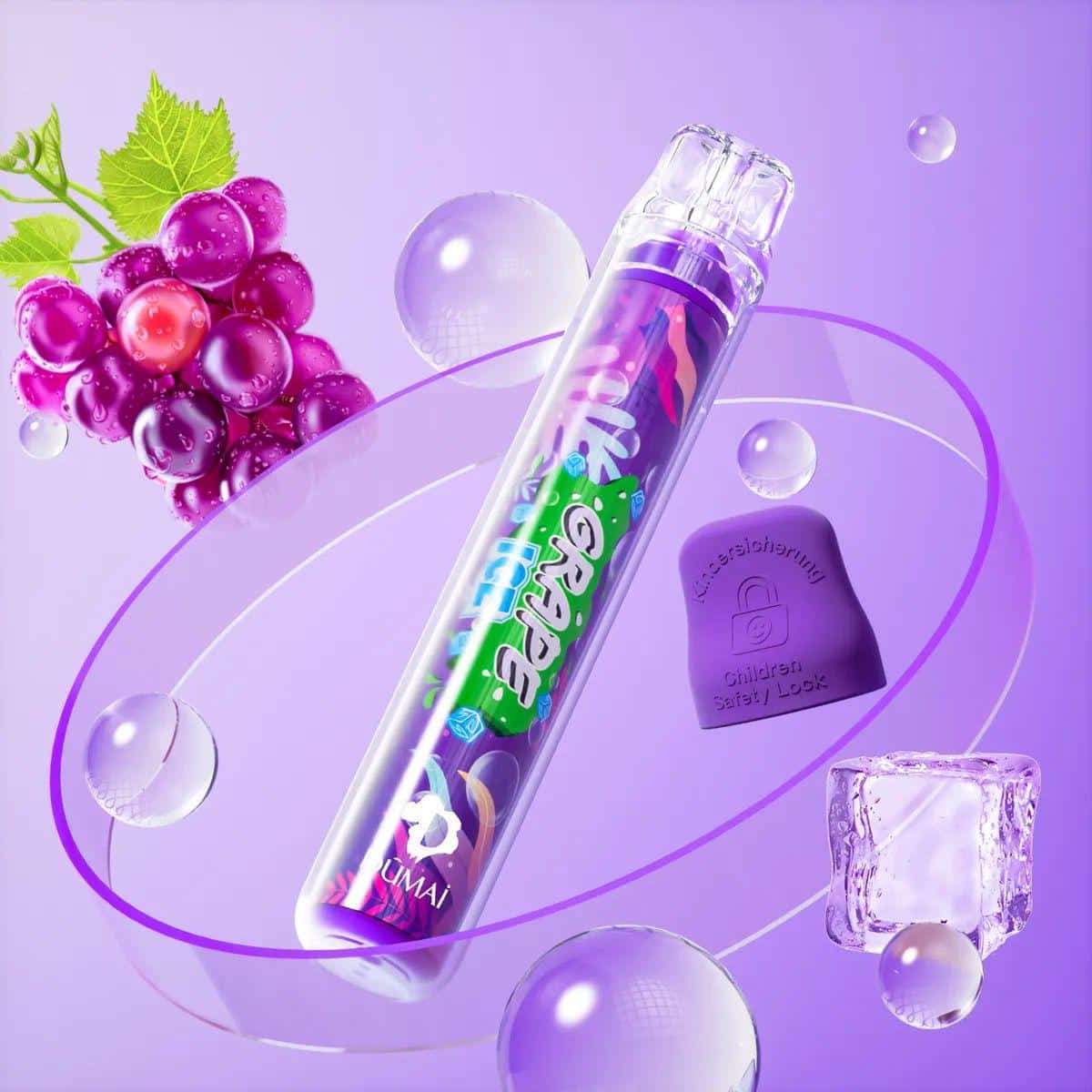 Dumai - 600 Züge - Grape Ice - Stick