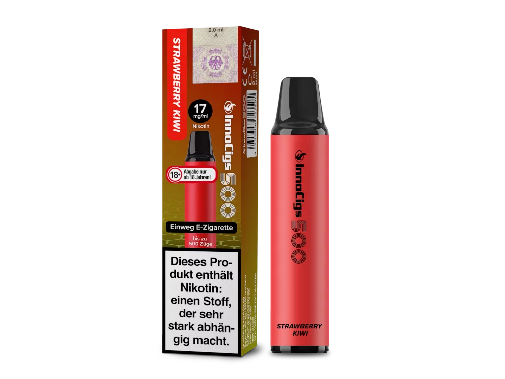 Innocigs 500 – Einweg E-Shisha 600 Züge - Strawberry Kiwi
