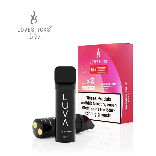 Lovesticks LUVA - Pods 600 Züge - Passionfruit