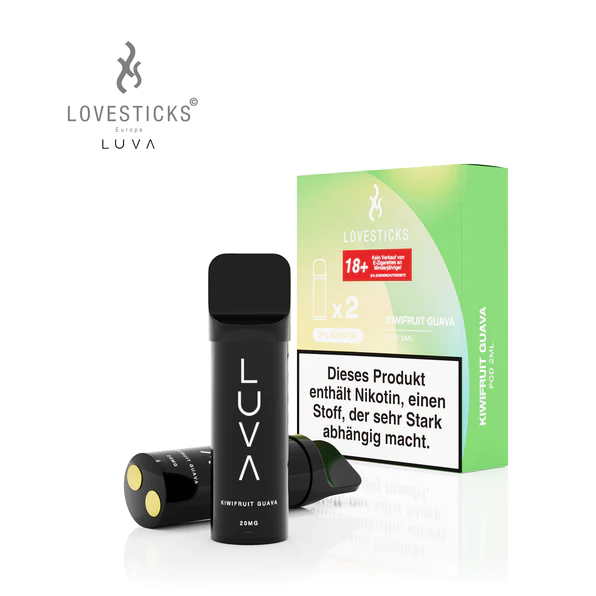 Lovesticks LUVA - Pods 600 Züge - Kiwifruit Guave