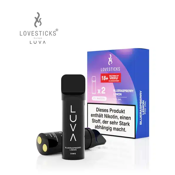 Lovesticks LUVA - Pods 600 Züge - Blue Razz Lemon