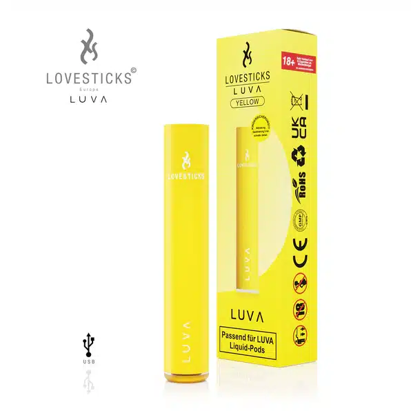 Lovesticks LUVA - Akkuträger Yellow